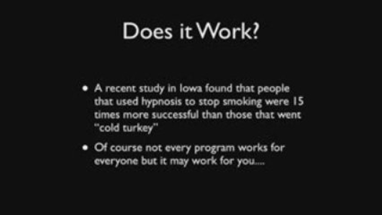 Use Hypnosis to Stop Smoking