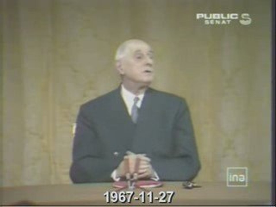le sionisme vu par De Gaulle