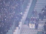 Lazio Roma scontri in tribuna