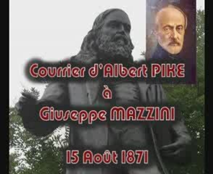 LLP/URGENT: lettre d'Albert pike à guissepe mazzini
