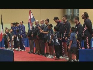 Portrait du pongiste Adrien Mattenet