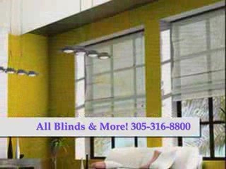 Window Blinds and Shades 305-316-8800 Drapes Sh...