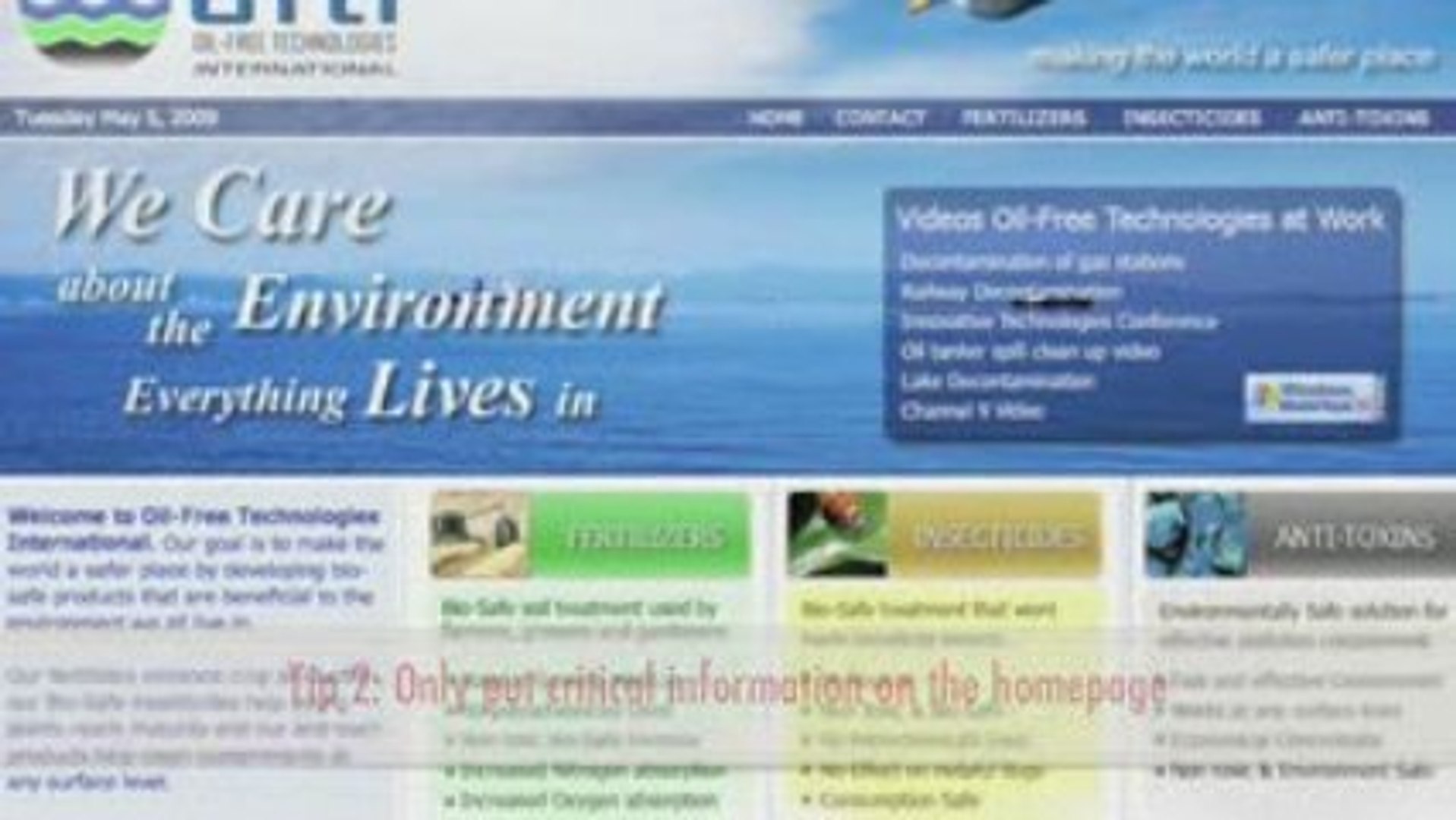 ⁣Hit Web Design shows how to make your home page better