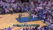 Mickael Pietrus steals a pass from Kendrick Perkins and gets