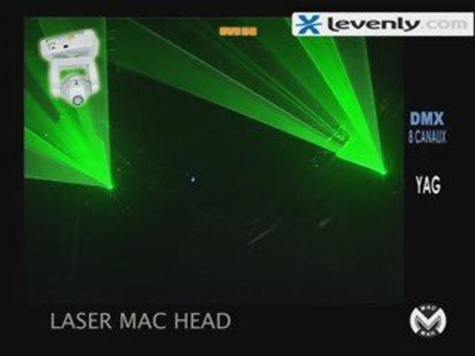Jeu de lumière Laser Mac Head Mac-Mah by Levenly.com