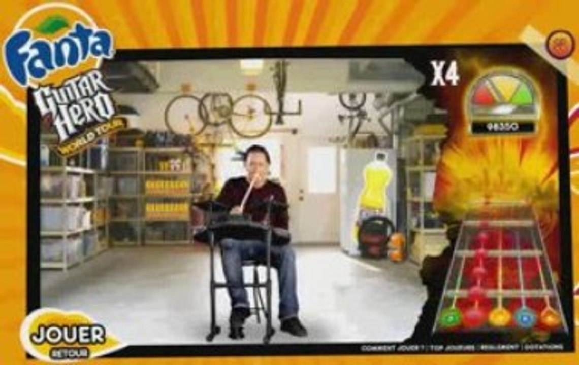 Fanta Guitar Hero Wolrd Tour Green-Ouiile 134400 points