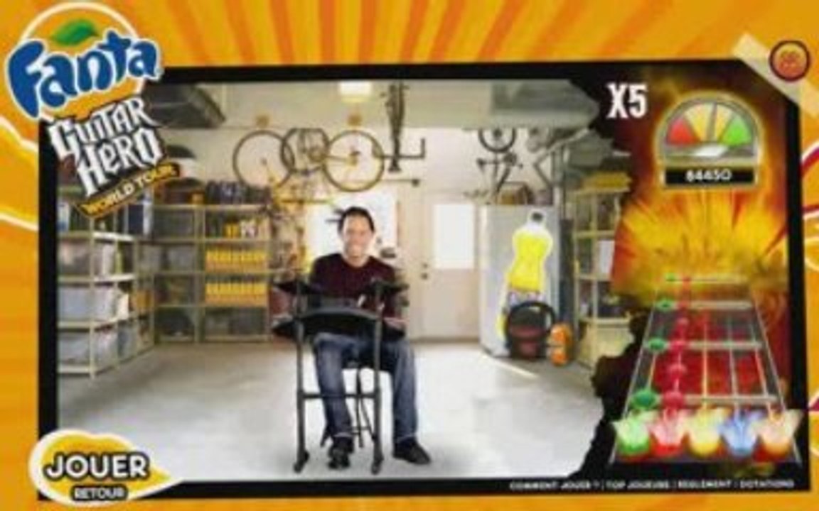 Fanta Guitar Hero Wolrd Tour Floflo Batterie 115500 point...