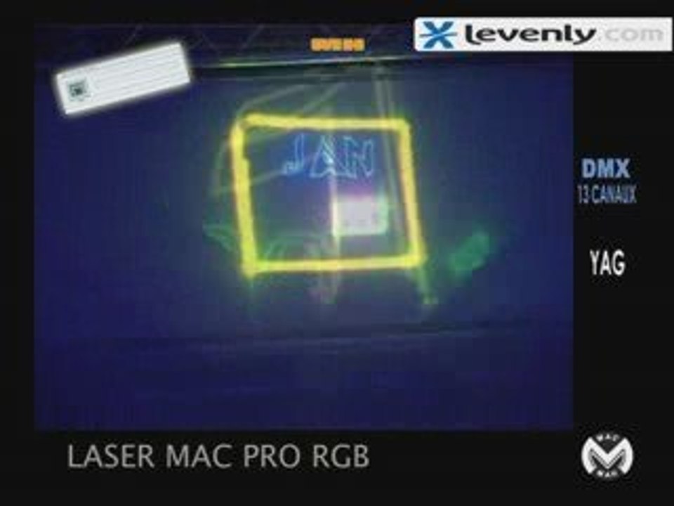 Jeu de lumière Laser Mac Pro RGB Mac-Mah by Levenly.com