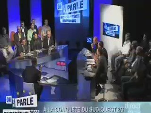 HERAULT - 2009 - MARC DUFOUR - Débat Européennes Grand Sud Ouest sur 7L TV