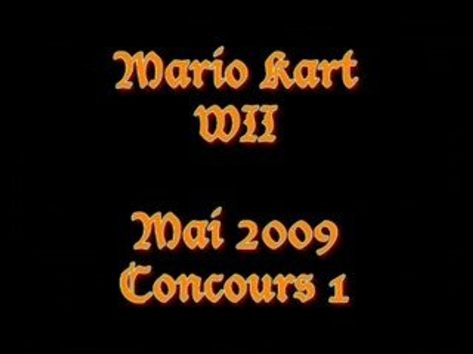 Mario Kart WII - Concours de Mai 2009 n° 1