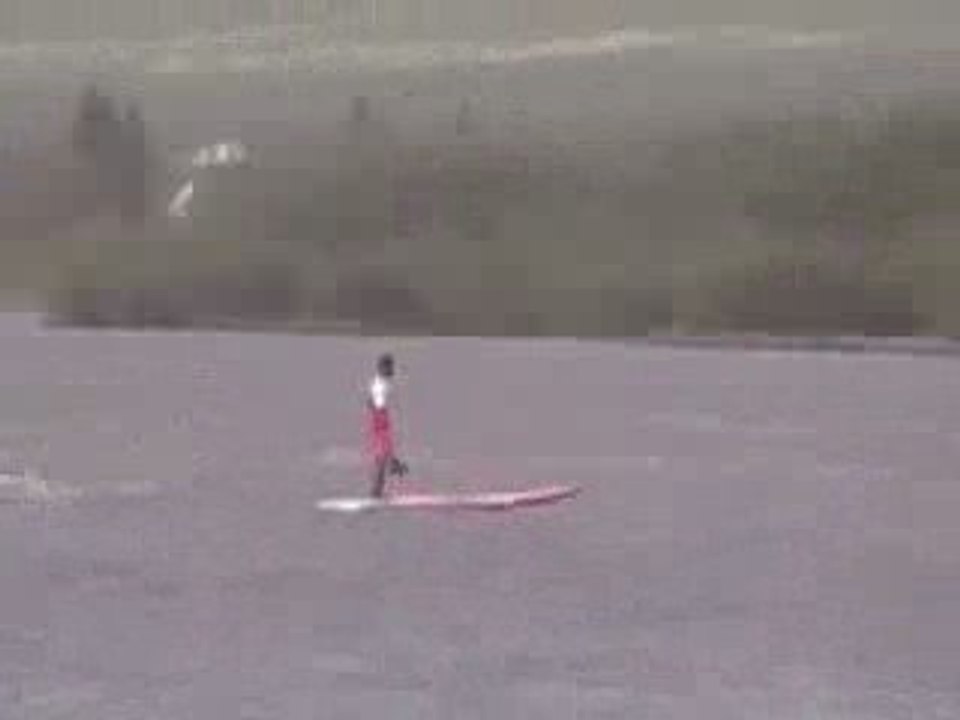 Ekolu Kalama Test Riding His New Starboard 14'8 Point to Poi