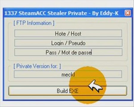Hack Steam via SteamACC Stealer Private