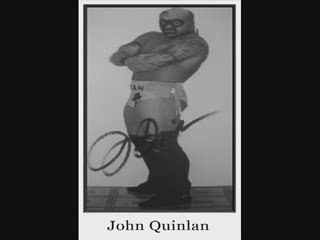 Pro Wrestler John Quinlan 2001 Promotion Photo