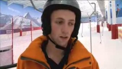 The Snow Stig - Ski capers on the slope!