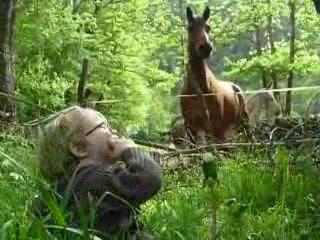Mai 2009 Rencontre avec le cheval