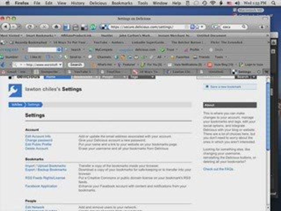 Import Your Delicious Bookmarks Into Your Facebook Page!