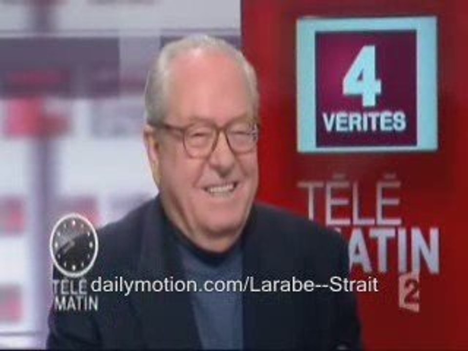 Gaza   JM Lepen choqué