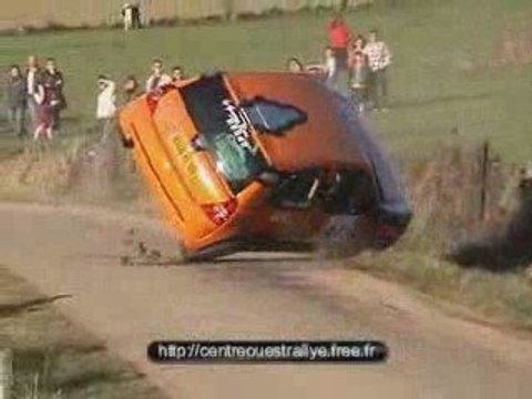 Rallye crash,sortie de route 2