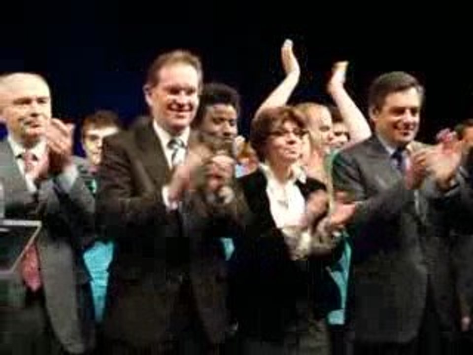 Européennes 2009 : meeting avec François Fillon