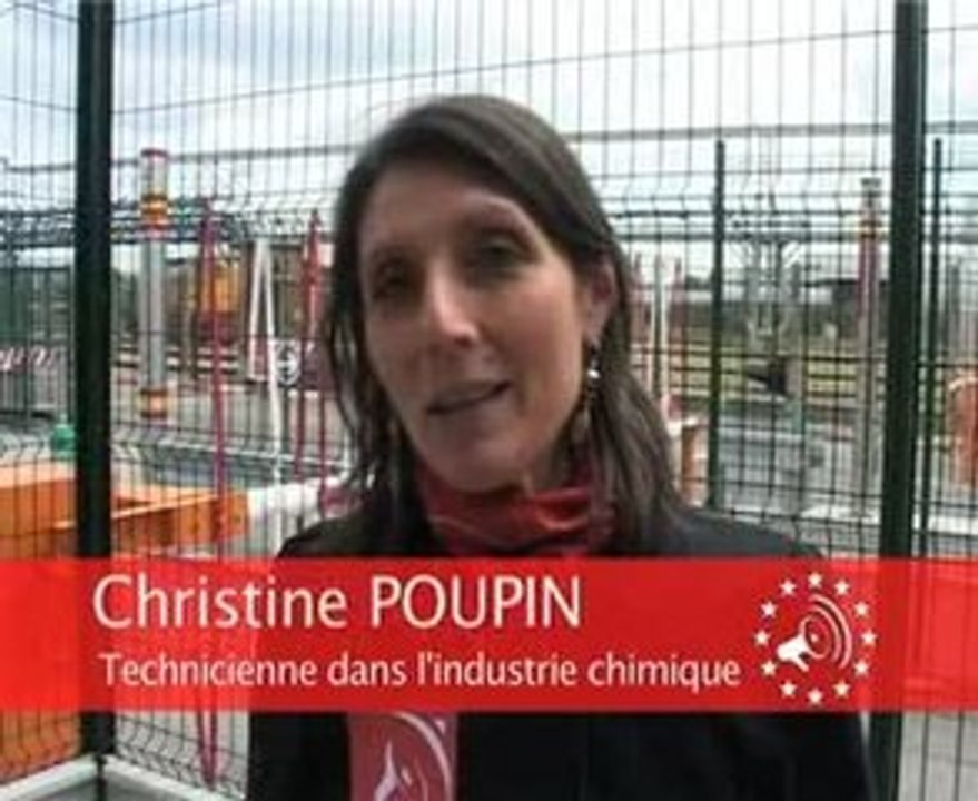 Christine Poupin tête de liste NPA région Nord-Ouest