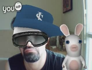 Moi et mon lapin de la citee (attention il mort)