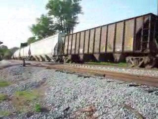 Csx 4849 and 435 freight Emerson