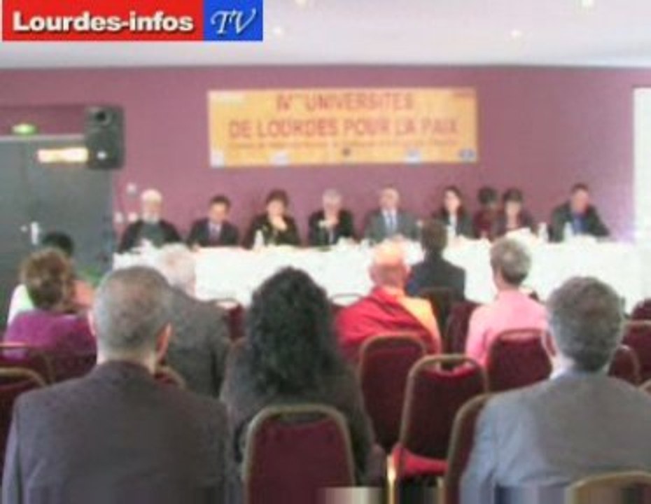 Discours Smmuel Ravel journée de la Paix 2009 à Lourdes