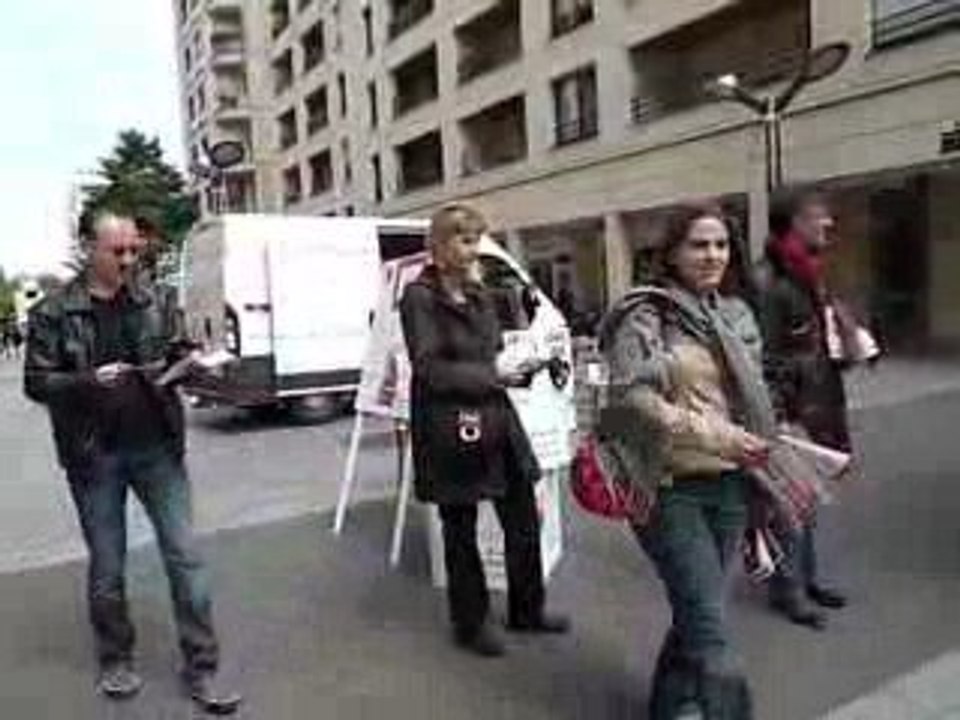 ELECTIONS EUROPEENNES A LEVALLOIS AVEC THIERRY DAVID ELU PS