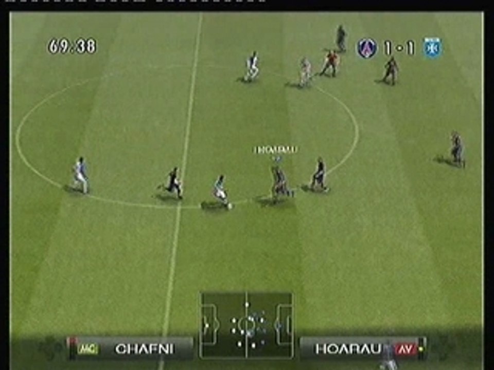 pes 2009 psg vs auxerre 36 eme journe de ligue 1