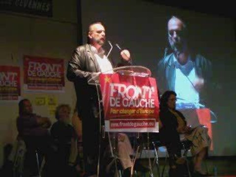 Meeting du Front de Gauche à Valence (Drôme)