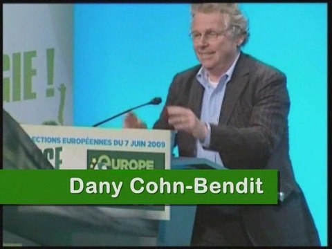 Dany Cohn-Bendit au meeting Europe Ecologie à Nice