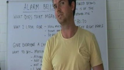 Network marketing MLM Alarm bells.