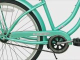 Beach Cruiser Bike Green Super Classic Womens