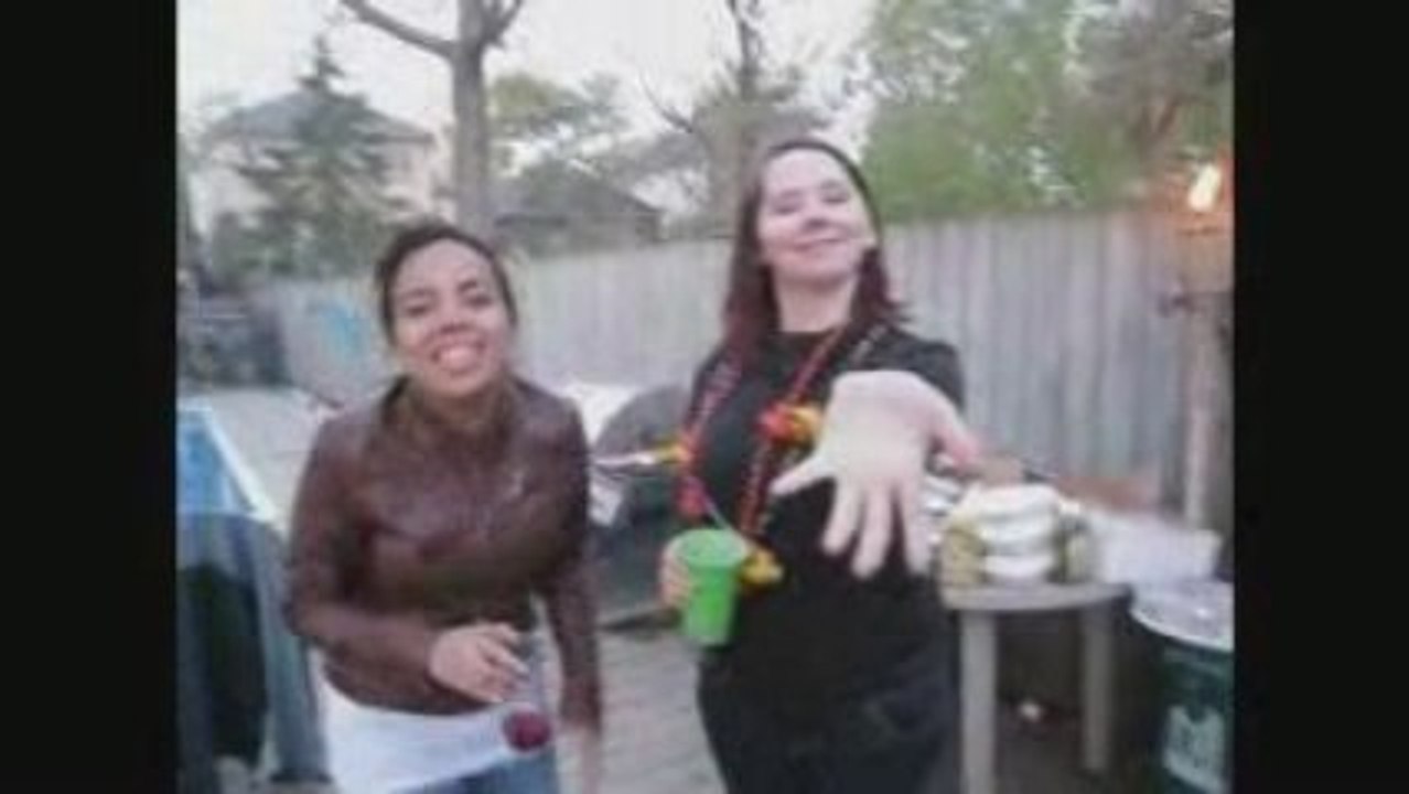 Crazy girls dancing to poker face