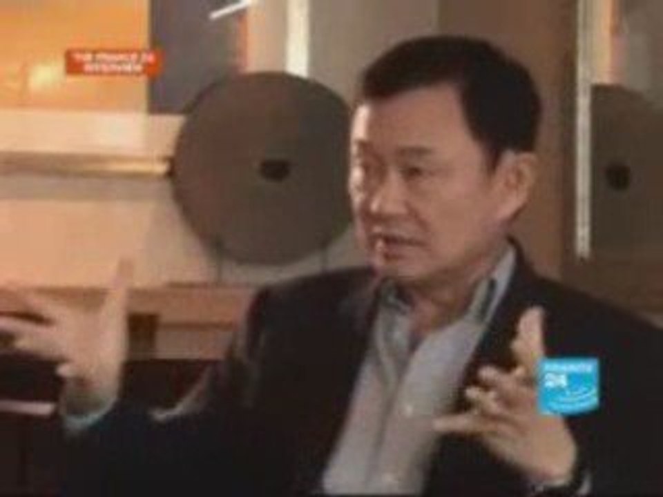 Thaksin short Interview France24  on 14 April2009