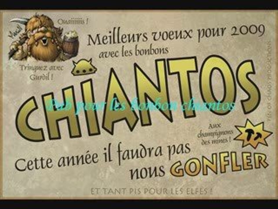 Pub pour les bonbons chiantos envoyer par juju6015