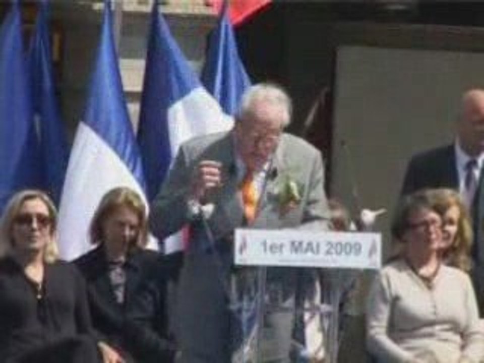 Front National - Le Pen - 1er mai 2009 - 4/4