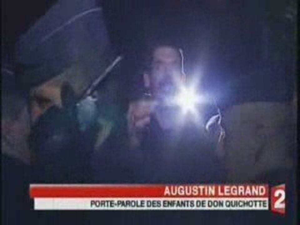 Expulsion des Enfants de Don Quichotte - Sarkozy