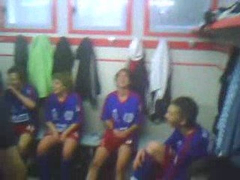 Les vestiaires après USM BREST 1-0