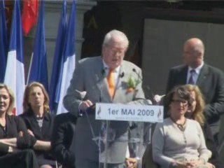Front National - Le Pen - 1er mai 2009 - 1/4
