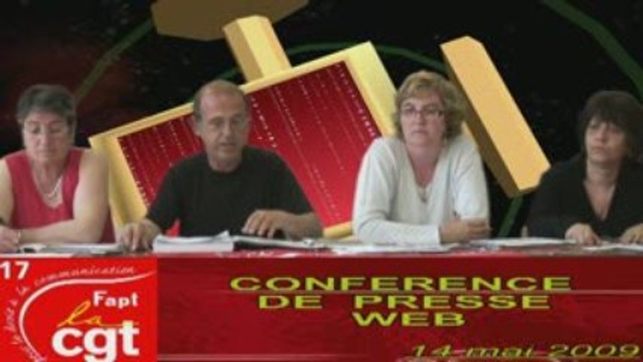 Conférence de presse FAPT CGT 17