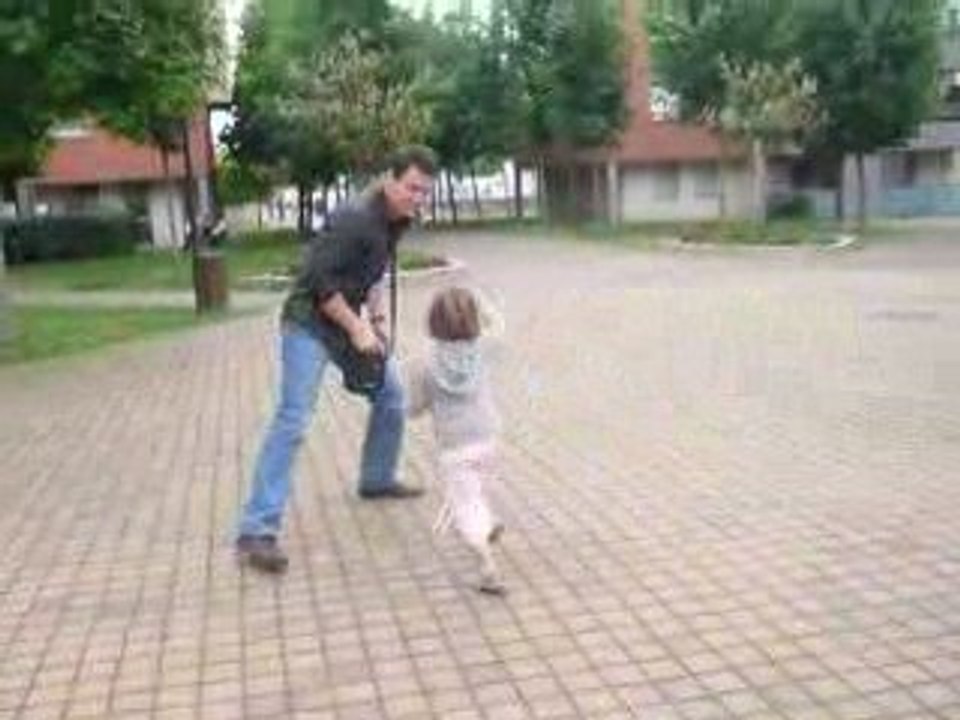 Lénaïc & son papa 17 mai 2009