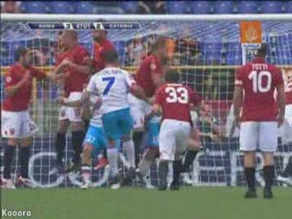 Roma 3-2 Catania Mascara