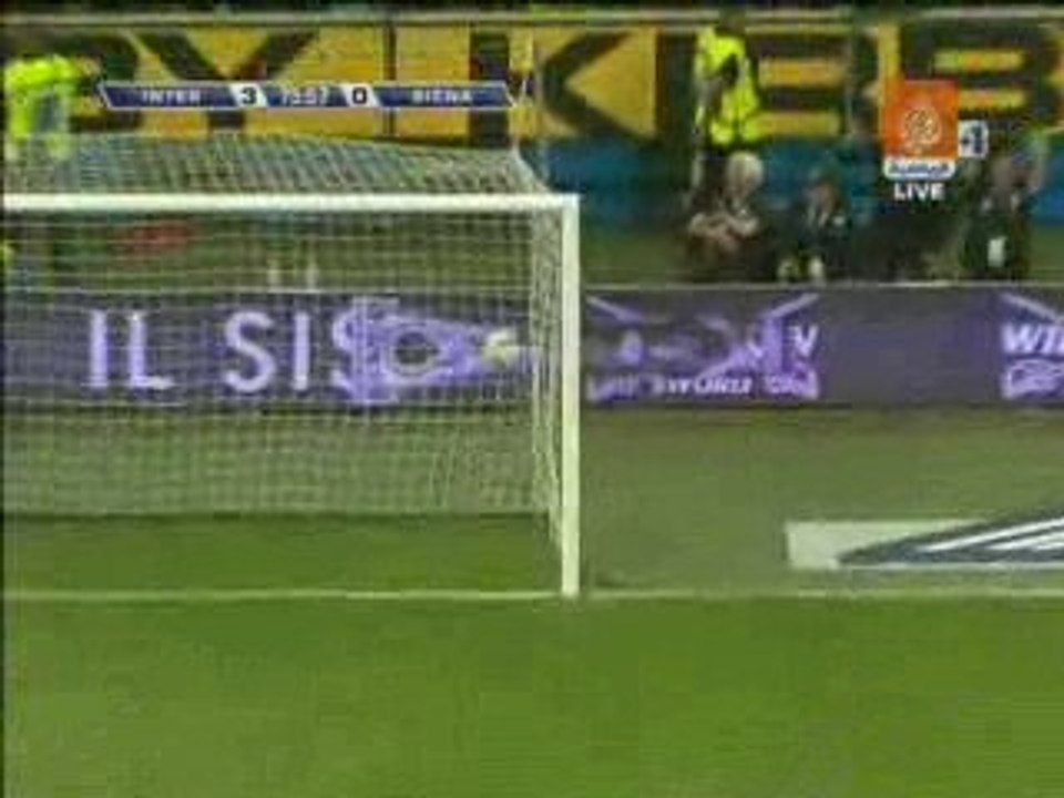 IBRAHIMOVIC 3-0 INTER MILAN SIENNE CHAMPION D'ITALIE 08/09