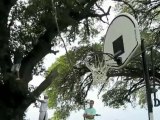 Amazing basketball trick shots in the ranch