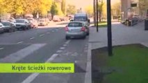 Jazda rowerem po Warszawie - tor z przeszkodami