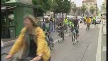 Les cyclistes de Marseille manifestent