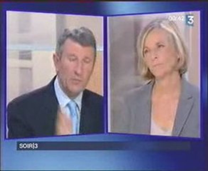 Philippe de Villiers dans Soir 3 le 15 mai 2009.