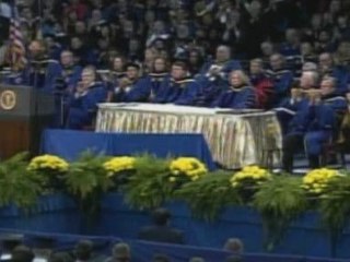 US anti-abortionist heckle Barack Obama during speech