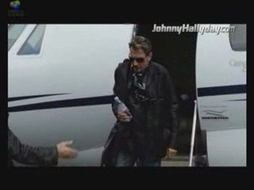 johnny hallyday 05.05.2009 Arrivee  Aeroport